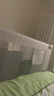 M-CASTLE床围栏婴儿童床上挡板宝宝床边防摔床护栏三面拼接防夹防掉床围挡 月光白 单面装 1.8米 实拍图