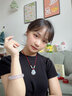玉有情玉手镯女款A货冰种玉髓白月光手镯子送老婆女友妈妈闺蜜生日礼物 冰玉髓款54-55适合80-90斤 实拍图