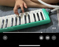 SUZUKI铃木口风琴37键32键小学生课堂专用初中生专业成人儿童教学口吹琴 绿色【37键软包】MX-37D+键盘贴 实拍图
