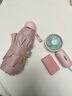 Umetouch遮阳晴雨礼品伞风扇雨伞礼盒套装企业工会公司LOGO女神节团购定制 （太阳伞+风扇）仲夏粉套装 实拍图