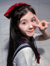 萝美酱水手服女jk制服百褶裙夏季白三本套装短裙半身裙日系学院风春秋 短袖白三本+短裙+领结 M 【建议95-105斤】 实拍图