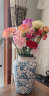 京东鲜花 中式陶瓷花瓶青花冰裂纹插花鲜花水培干花芍药客厅装饰品摆件 实拍图