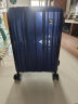 爱华仕行李箱20英寸小型拉杆箱旅行箱男拜耳PC可登机密码箱皮箱子女蓝色 实拍图