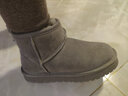天美意雪地靴女鞋子商场同款厚底短靴休闲保暖女靴CNA41DD3 灰色 37 实拍图