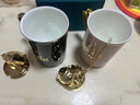 野兽派骨瓷马克杯对杯骨瓷杯水杯杯子带茶漏情侣杯生日礼物 粉色骨瓷马克杯 实拍图
