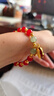 新款好事花生手链女生红玛瑙和田玉手串小众设计高级轻奢 花生手链1条装 无规格 实拍图