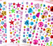 丹米琦 儿童玩具女孩DIY钻石宝石贴纸贴画水晶公主奖励贴纸玩具女孩生日玩具礼物六一儿童节礼物12张 实拍图