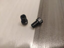 堔锐法嘴转换头山地内胎法式气嘴转美嘴公路车自行车轮胎打气筒转接头 法转美转换头（黑色2颗） 实拍图