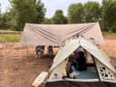 骆驼户外精致露营黑胶天幕帐篷防雨防晒便携式野餐大凉棚1J32263960-2 实拍图