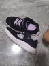 Skechers斯凯奇童鞋女童运动鞋大童儿童小白鞋魔术贴休闲跑步鞋303522L 实拍图