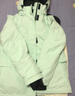 DOOK SNOW 新款滑雪服女套装韩版单板双板防风防水保暖夹棉滑雪装备 808绿色+605米白（牧途雪） M 实拍图