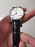 迪芙耀（DIFUYAO）适用美度真皮表带贝伦赛丽男女舵手指挥官M8600M7600 M007手表带 黑色黑线【银扣】 20mm 实拍图