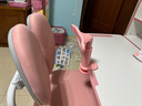 下一章儿童学习桌小学生家用写字书桌小孩写作业专用桌子可升降桌椅套装 奢华粉【书架款+海绵椅+阅读板+护眼灯+矫姿器】 实拍图