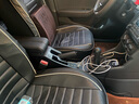 曼蒂瑞斯2013-2021款新桑塔纳扶手箱斯柯达昕锐专用中央手扶箱新捷达改装 双面板黑色黑线 实拍图