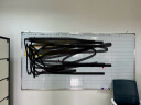 齐富戎华白板写字板办公会议书写黑板商用家用挂式可移除墙贴可擦写磁性儿童小黑板教学磁吸面板记事板挂式 120*240CM 加厚单面白板+22件套 晒单实拍图