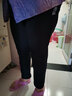 莱姆斯丁哈伦裤女春夏新款女士休闲夏季薄款松紧百搭宽松显瘦小脚裤 字母（款） 4XL(155-175斤） 实拍图