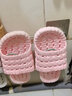 始丰 凉拖鞋居家漏水镂空速干浴室拖鞋女夏天防滑男家用情侣女士拖鞋 粉红 40-41 实拍图