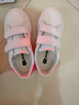 巴布豆（BOBDOG）童鞋春春秋新款韩版儿童小白鞋女宝宝板鞋男童休闲运动鞋 白/浅藕粉 28 适合脚长17.1cm 实拍图