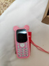 皓轩迷你学生手机戒网瘾机男女款全网通儿童初高中生只接打电话老人机 熊掌粉【手机壳/挂线】 4G全网通 【16GB内存】 实拍图
