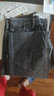 海沛尼克 牛仔裤男宽松直筒中高腰弹力长裤子大码深裆肥佬中青年男裤 992灰色防盗 34 (2尺7) 实拍图