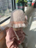 李晨曦（Lichenxi）宝宝帽子冬季公主毛绒帽可爱超萌洋气加厚保暖女童婴儿护耳毛线帽 悠草莓荷叶边毛绒帽—粉色 均码适合适合4-22个月宝宝头围42-48CM 晒单实拍图