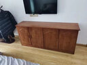 泰琪森纯实木原木餐边柜储物酒柜电视柜一体靠墙落地矮柜收纳储物茶水柜 1.6米胡桃色160*40*70 实拍图