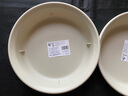 爱丽思（IRIS） 花盆托底托深托树脂托盘中深型圆形塑料花盆底座加厚花盆托盘 深托9号-米色 实拍图