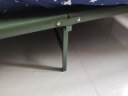 巨信钢塑折叠床塑钢折叠床行军床 户外野战800两折床便携式军绿色 晒单实拍图