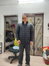 NASA MARVEL官方联名轻薄羽绒服男士外套冬季新款潮流立领简约时尚 黑色 2XL (建议140-155斤) 实拍图