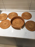 半物生活餐垫隔热垫手工编织藤编碗垫创意餐桌垫盘子垫锅垫茶杯垫家用垫子 16cm6个套装带收纳筐 实拍图
