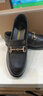 苏妃妃（sufeifei）单鞋女 春秋新品小皮鞋女夏季百搭休闲鞋职业黑色平底乐福亮皮鞋 黑色哑光一字扣 36 实拍图