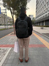 Diplomat外交官电脑包男女书包商务笔记本休闲双肩背包旅行包DB-15105L黑 实拍图