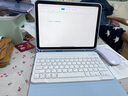 CANHOOGD iPad11/10蓝牙键盘保护套25款A16带笔槽平板壳键盘鼠标套装 「常规款」冰川蓝+防误触电容笔 实拍图