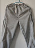 柏格伦  篮球卫裤美式束脚男秋冬款男裤宽松哈伦休闲裤子冬季运动裤男 灰色 3XL 实拍图