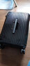 EAZZ【5轮承重+轻便加大容量】行李箱女拉杆箱男旅行箱学生密码皮箱子 【多功能子母箱】曜石黑色 20英寸 ｜四轮常规55分登机箱 实拍图