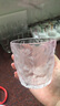 豪斯凡 日式高颜值玻璃杯冰川杯树纹杯ins风家用洋酒杯子水杯威士忌酒杯 烟灰色矮款2只300ml 实拍图