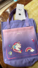 卡拉羊小学生补习袋1-6年级手提袋书袋男孩女生超轻文具袋CX0343丁香紫 实拍图