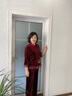 秋芙罗妈妈春装中式国风丝绒两件套装中老年人女装50岁60洋气春秋衣服 紫红色 3XL 【建议115-130斤】 实拍图