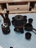 正扬紫陶自动茶具套装办公高档整套懒人功夫杯茶盘防烫泡茶壶商务礼物 紫陶自动(跳纹)8杯+茶道茶罐 实拍图