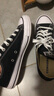 匡威（Converse）经典帆布鞋男 AllSTAR 透气休闲鞋子 黑色运动板鞋女 101001 41 实拍图