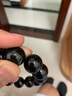 祥祯福珠宝（XIANGZHENFU JEWELRY）玉手链男款A货翡翠墨翠佛珠手串玉石 17-18mm 12颗 实拍图