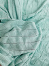 良良儿童夏凉被婴儿盖被宝宝毯子盖毯空调盖毯竹纺贴身冰丝毯 竹纤维针织盖毯（125*115cm)绿色 实拍图
