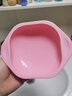 MARCUS&MARCUS 马库狮marcus儿童辅食碗 硅胶吸盘碗 汤碗防滑抗摔婴儿宝宝餐具 粉色 实拍图
