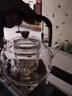 正扬电陶炉煮茶器玻璃烧水壶功夫茶具套装家用煮茶炉养生泡茶壶电茶炉 钻石黑+藤编900提壶 实拍图