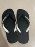 havaianas哈唯纳Top Mix人字拖时尚海边情侣沙滩拖外穿夏平底拖鞋 1069-黑色 41-42 实拍图