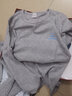 恒源祥圆领纯棉儿童秋衣秋裤男童内衣套装学生全棉毛衫男青少年保暖内衣 圆领-宝石蓝 （男童） 130 (身高115-124斤 重45-55斤) 实拍图