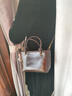 京智今年流行包包女秋冬百搭2025新款潮时尚斜挎手提小拎包水桶包 咖啡色【送挂件】 实拍图