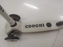 酷骑（COOGHI）儿童滑板车3-10岁可折叠可降便携酷奇儿童车高度可调节 【品牌金榜】V1 发光款 苍穹灰 实拍图