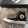 匡威（Converse）1970s复古男女帆布鞋运动休闲鞋All Star经典款高帮情侣鞋板鞋 经典常青款黑色 101010 37 实拍图