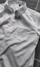 凡客诚品【父亲节礼物】衬衫男商务易打理纯色西服正装衬衣男士白衬衫 长-纯白色 40 实拍图